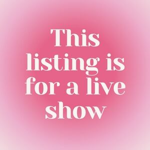 Unlisted live show items